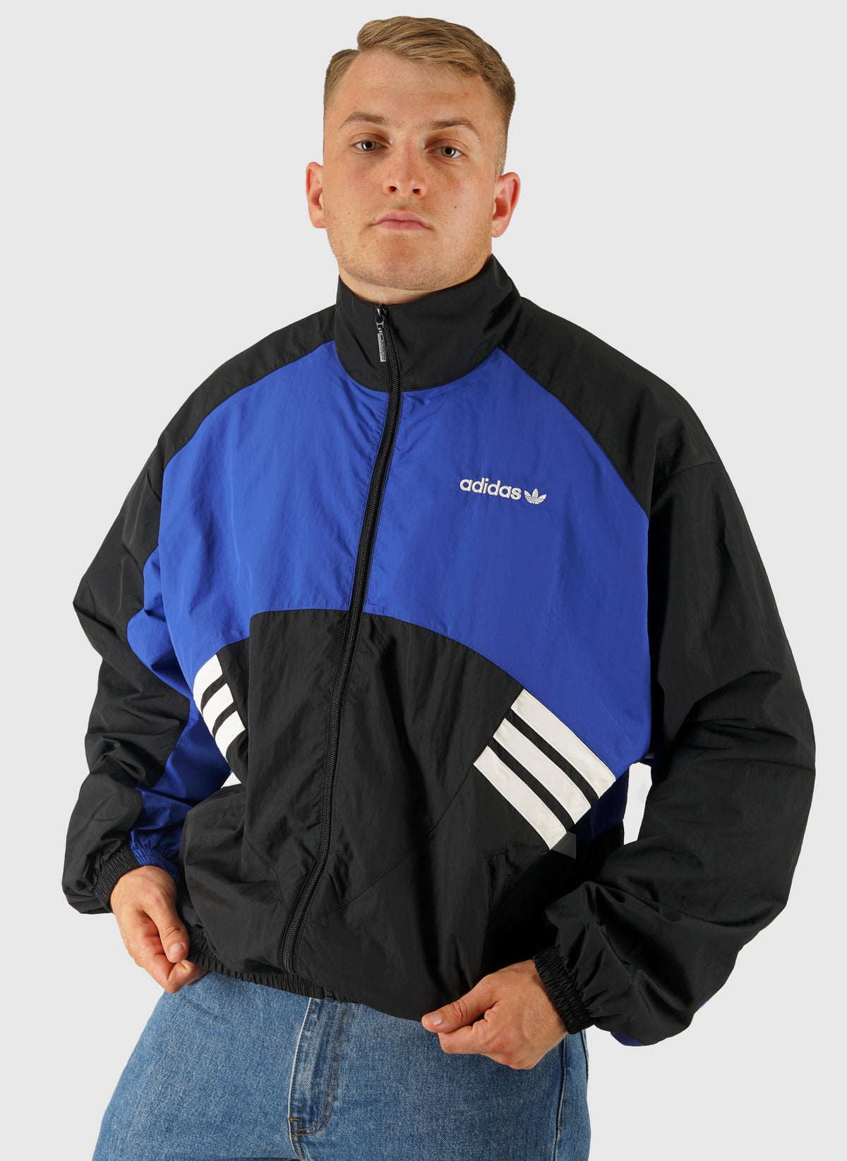 Munich 93 Tracktop - Black/Royal Blue