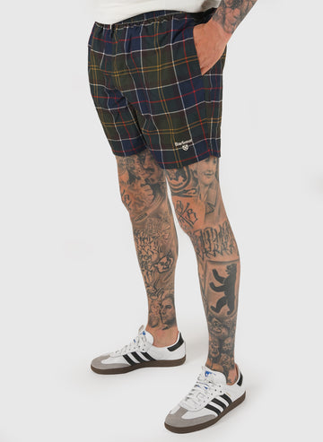 Staple Tartan Swim Shorts - Classic Tartan