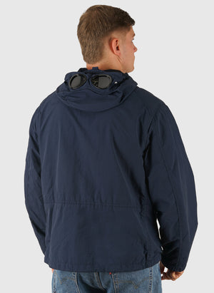 Flatt Nylon Google Jacket - Midnight Navy