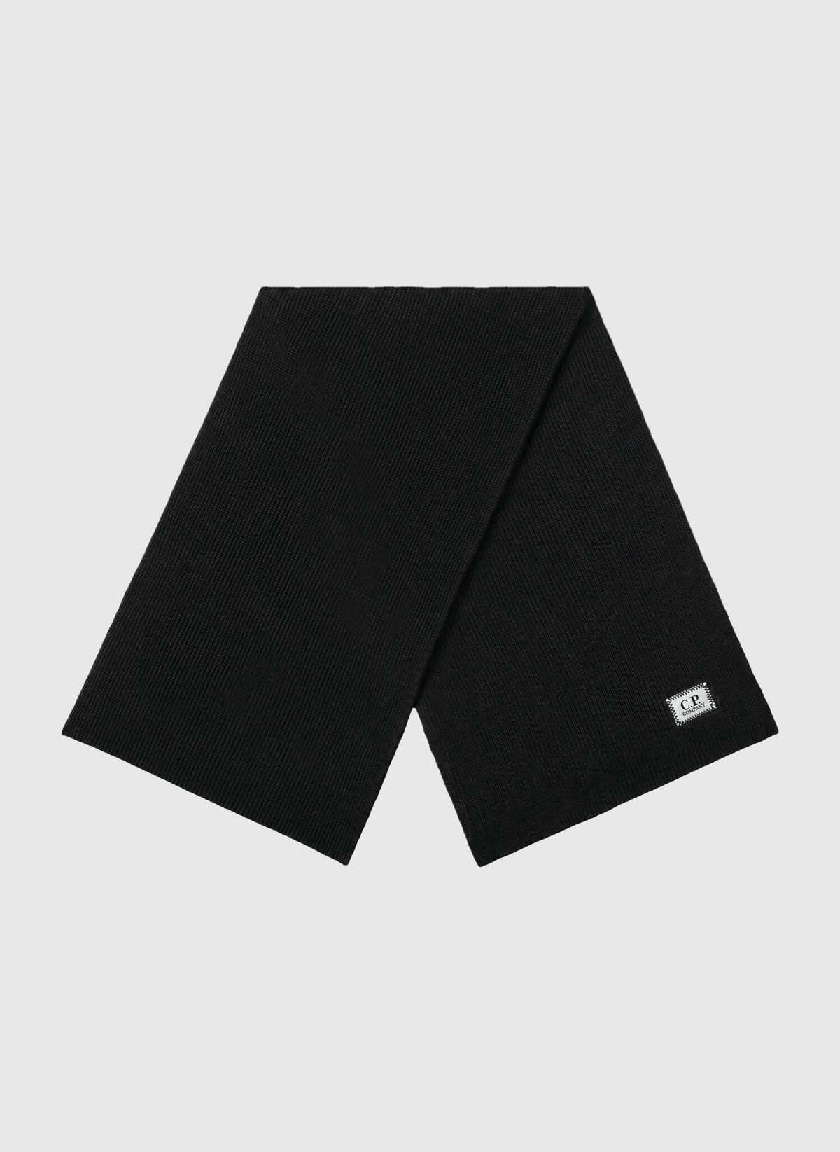 Extra Fine Merino Wool Scarf - Black