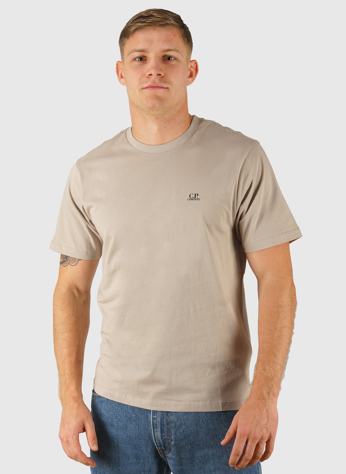 Jersey Goggle Graphic T-Shirt - Dove