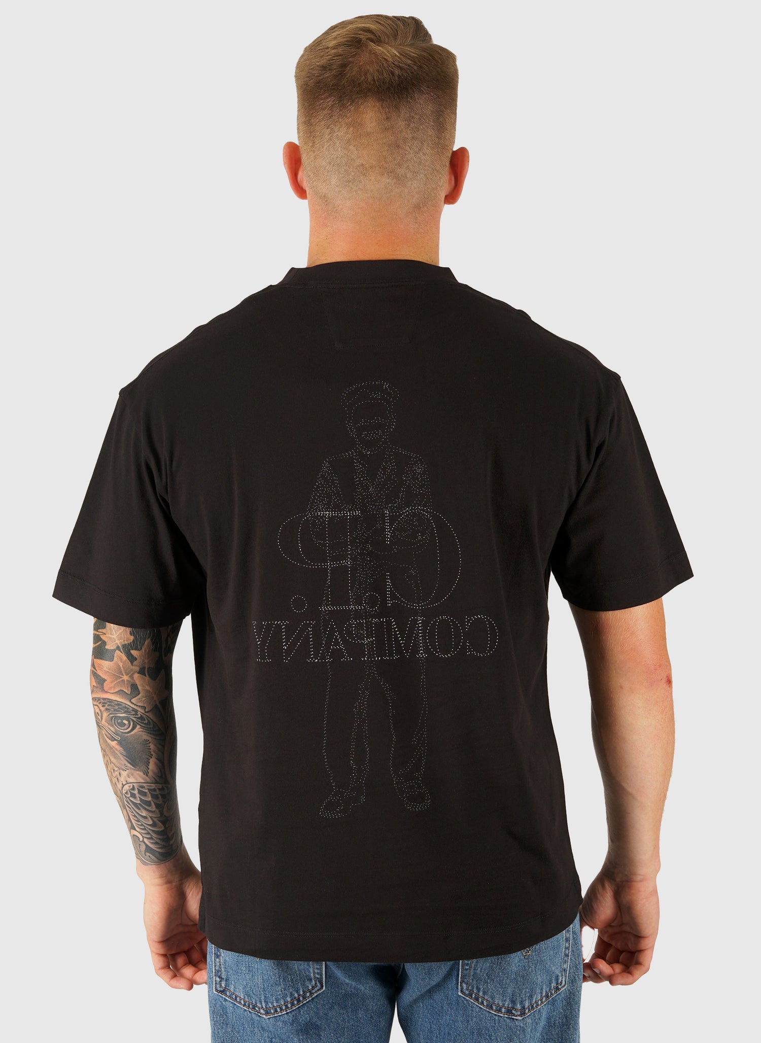 Comfort Sailor Logo Jersey T-Shirt - Black