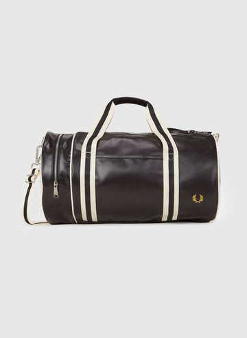 Classic Barrel Bag - Black/Ecru