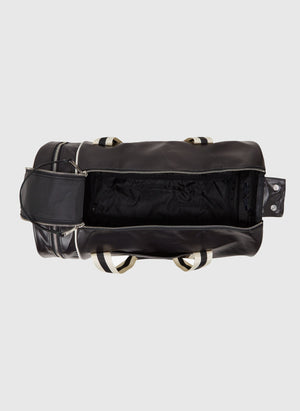 Classic Barrel Bag - Black/Ecru