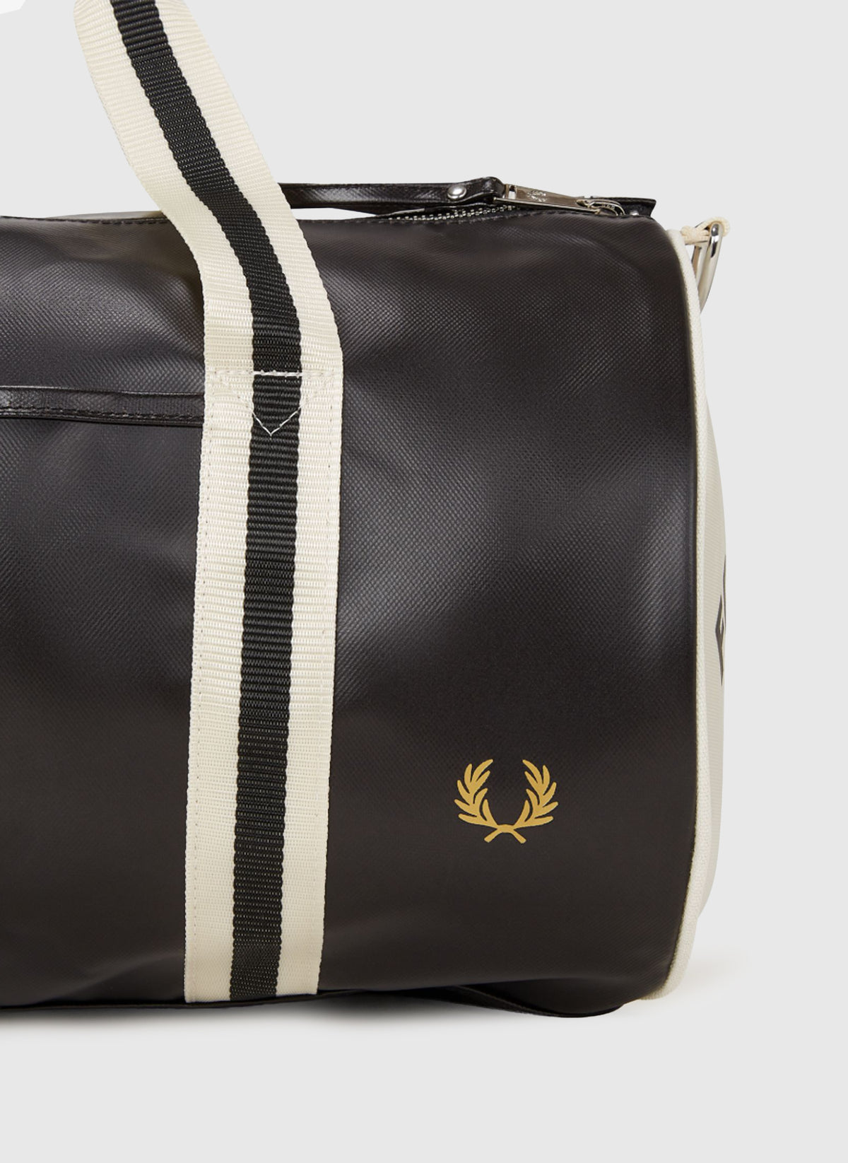 Classic Barrel Bag - Black/Ecru