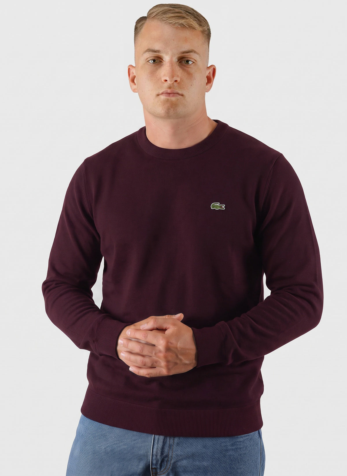 Logo Crew Neck Sweatshirt - Oxalis