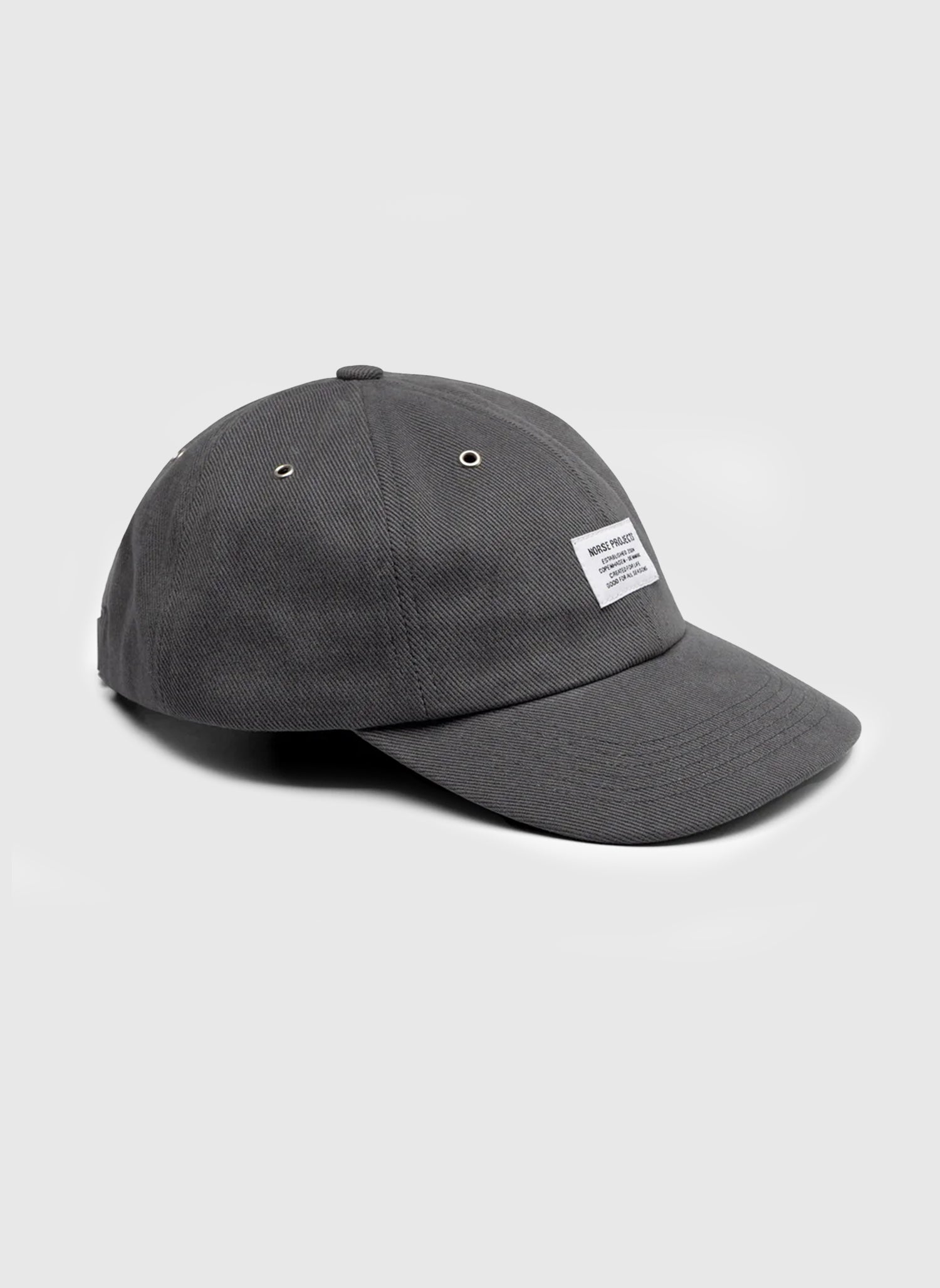 Bull Twill Denim 6-Panel Cap - Graphite