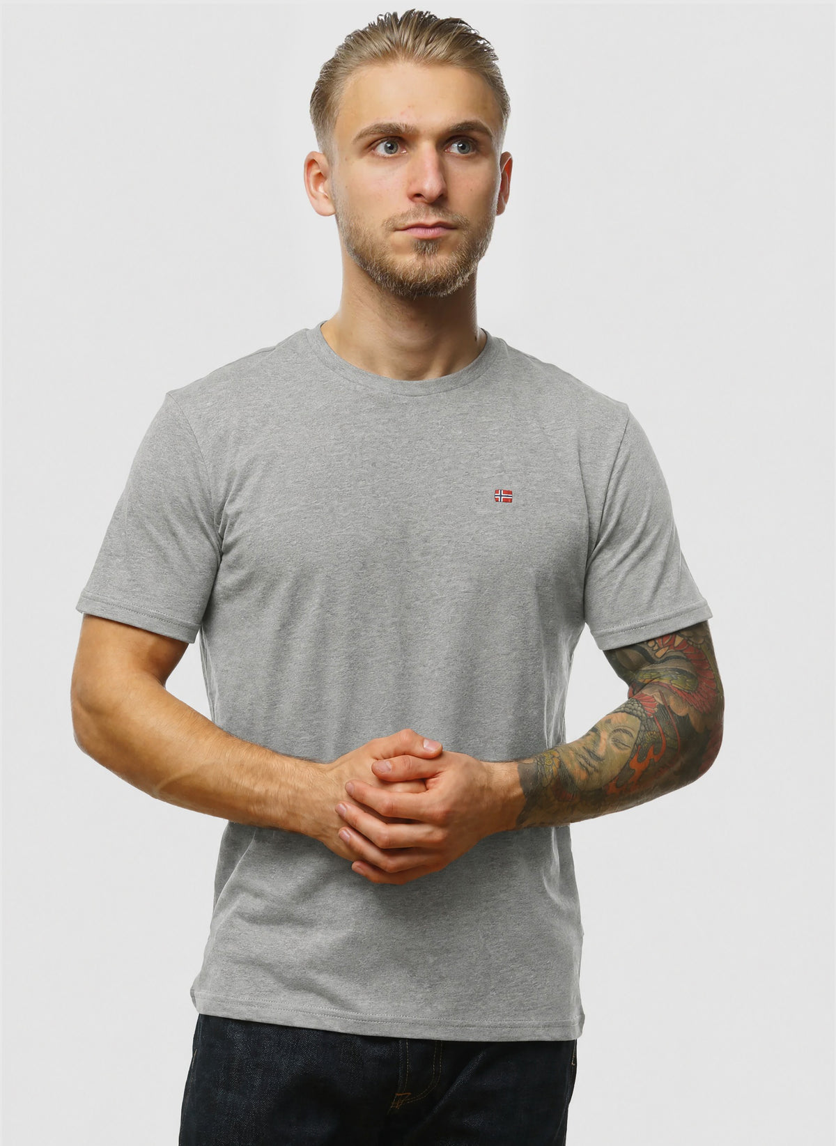 Salis T-Shirt - Med Gray Melange