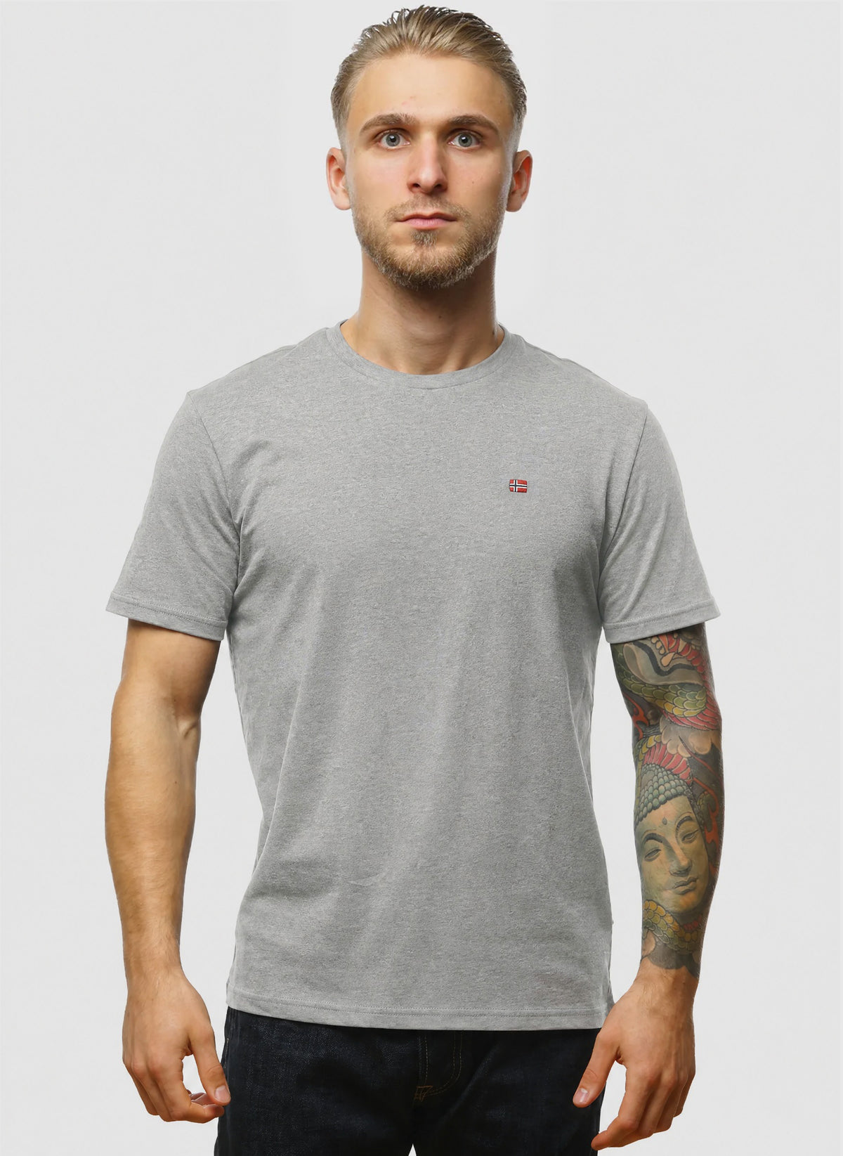 Salis T-Shirt - Med Gray Melange