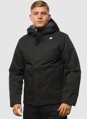 Jacko Twill Marmota Jacket - Black Pure/Blue