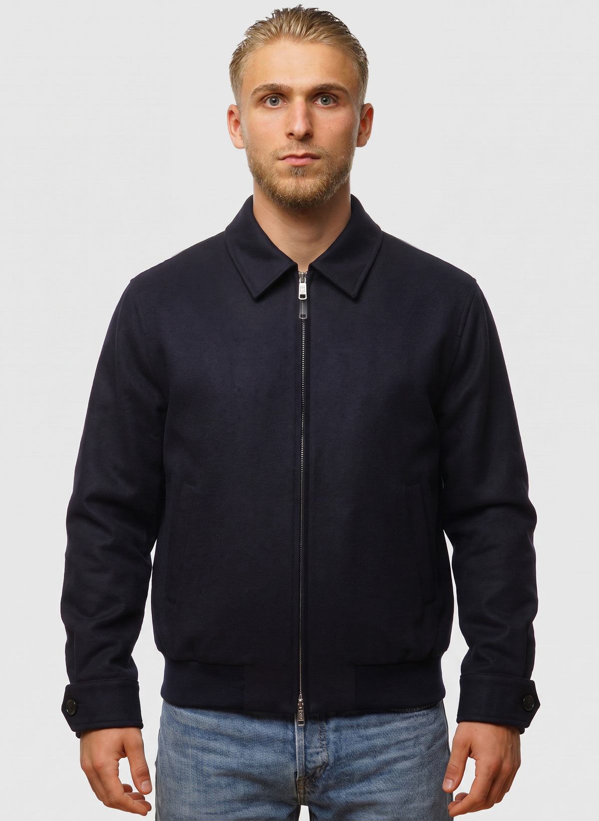 Melton G18 Jacket - Deep Blue