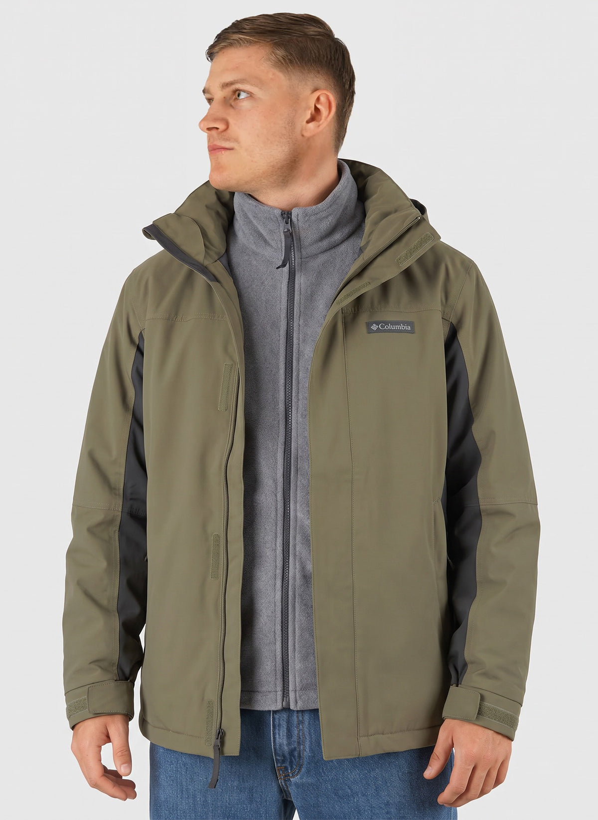 Bugaboo IV Fleece Interchange Jacket - Stone Green