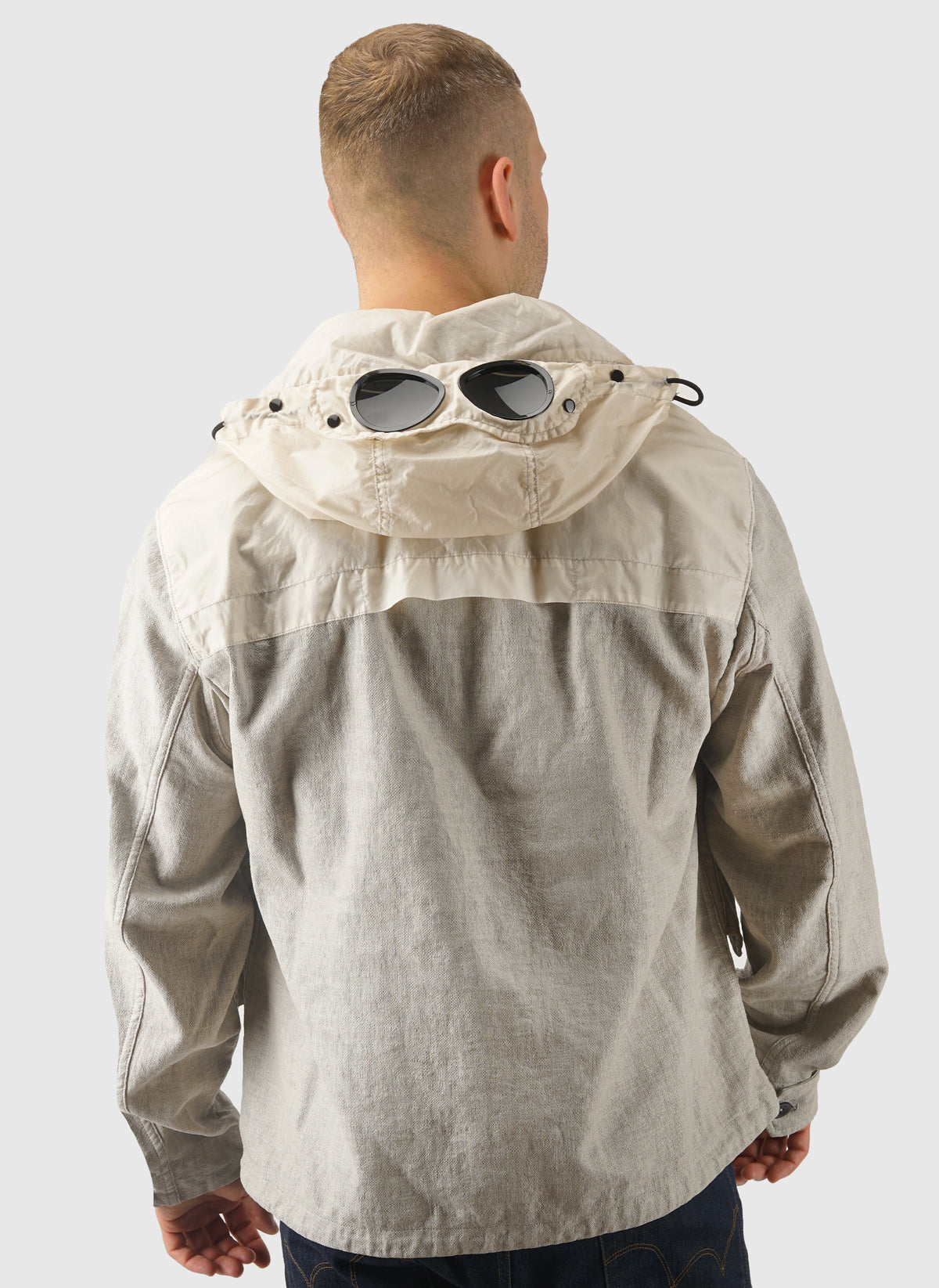 Rafia-R Hooded Lens Jacket - Dove