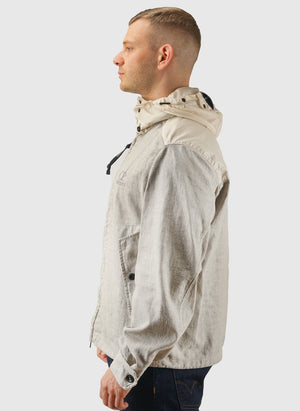 Rafia-R Hooded Lens Jacket - Dove