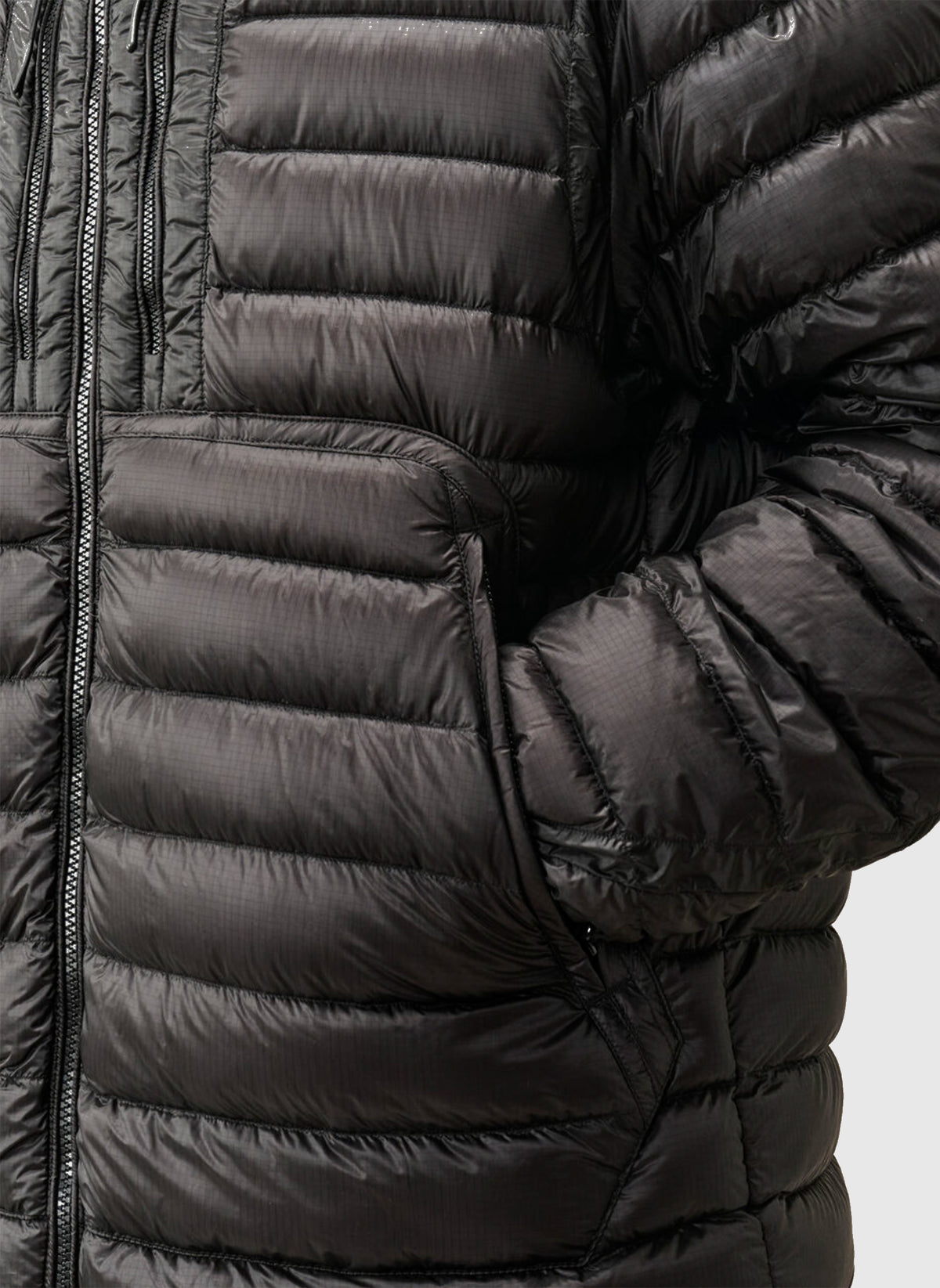 D.D. Shell Chest Pocket Jacket - Black