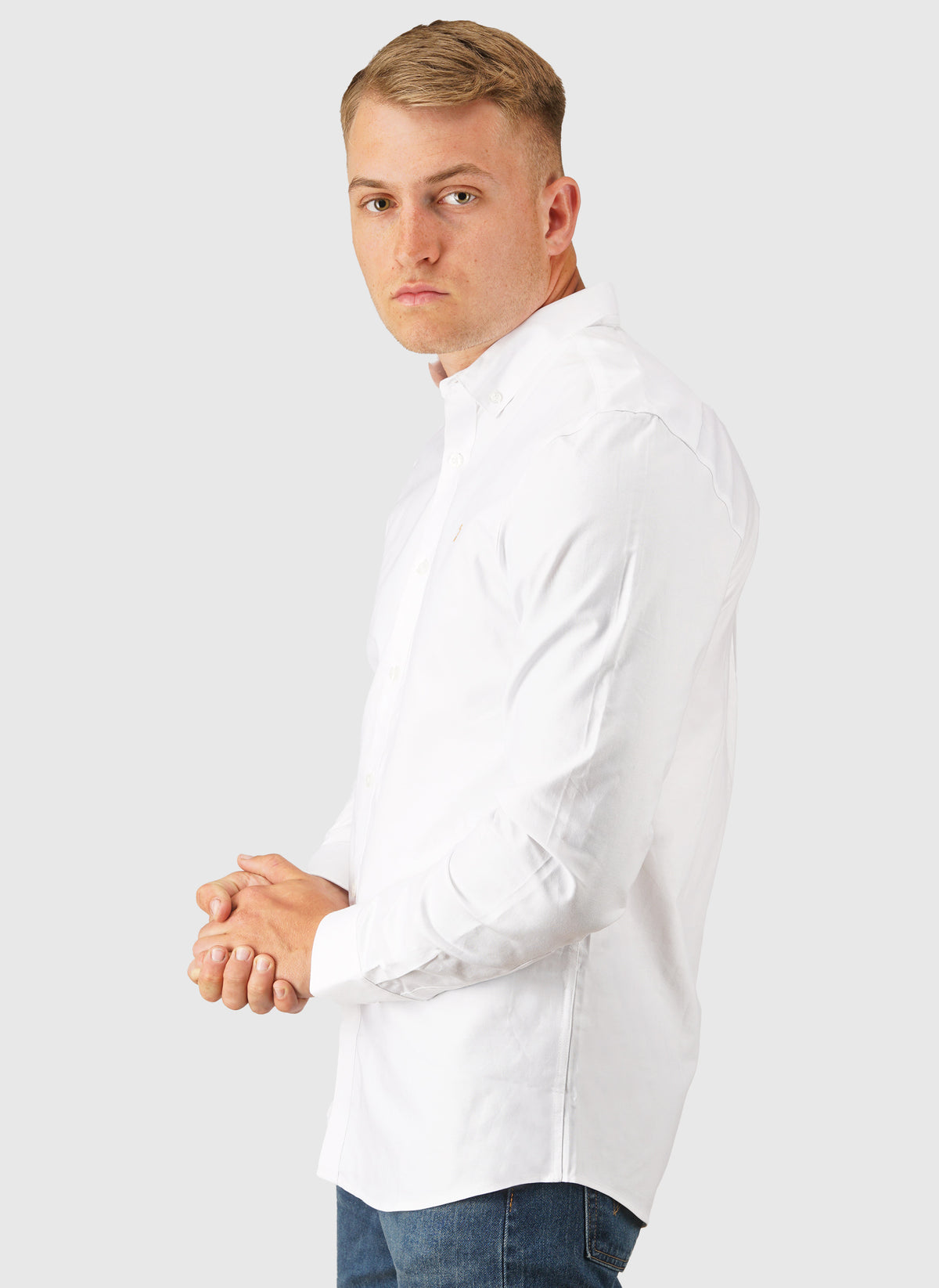 Brewer Slim Fit Shirt - White
