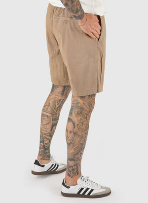 Trysil Regular Organic Stretch Twill Short - Utility Khaki