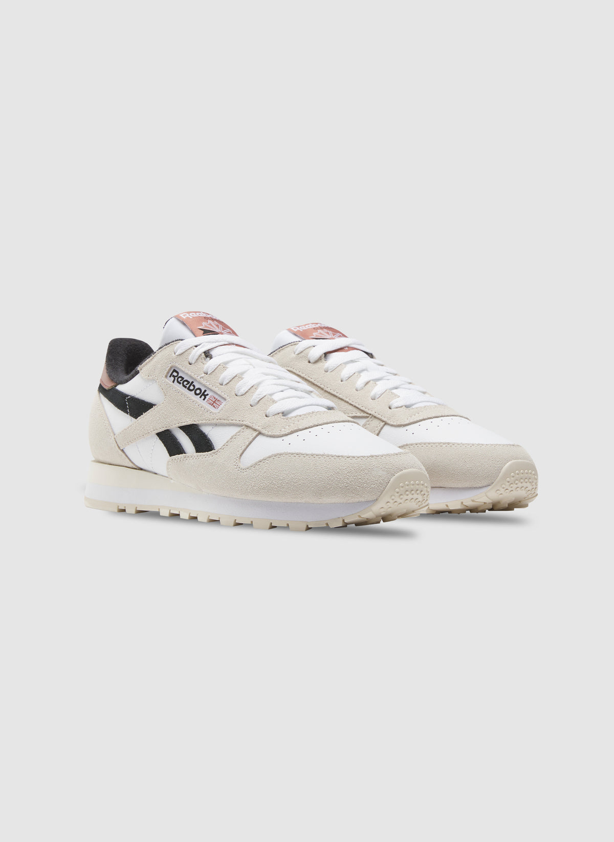Classic Leather - White/Sand/Black