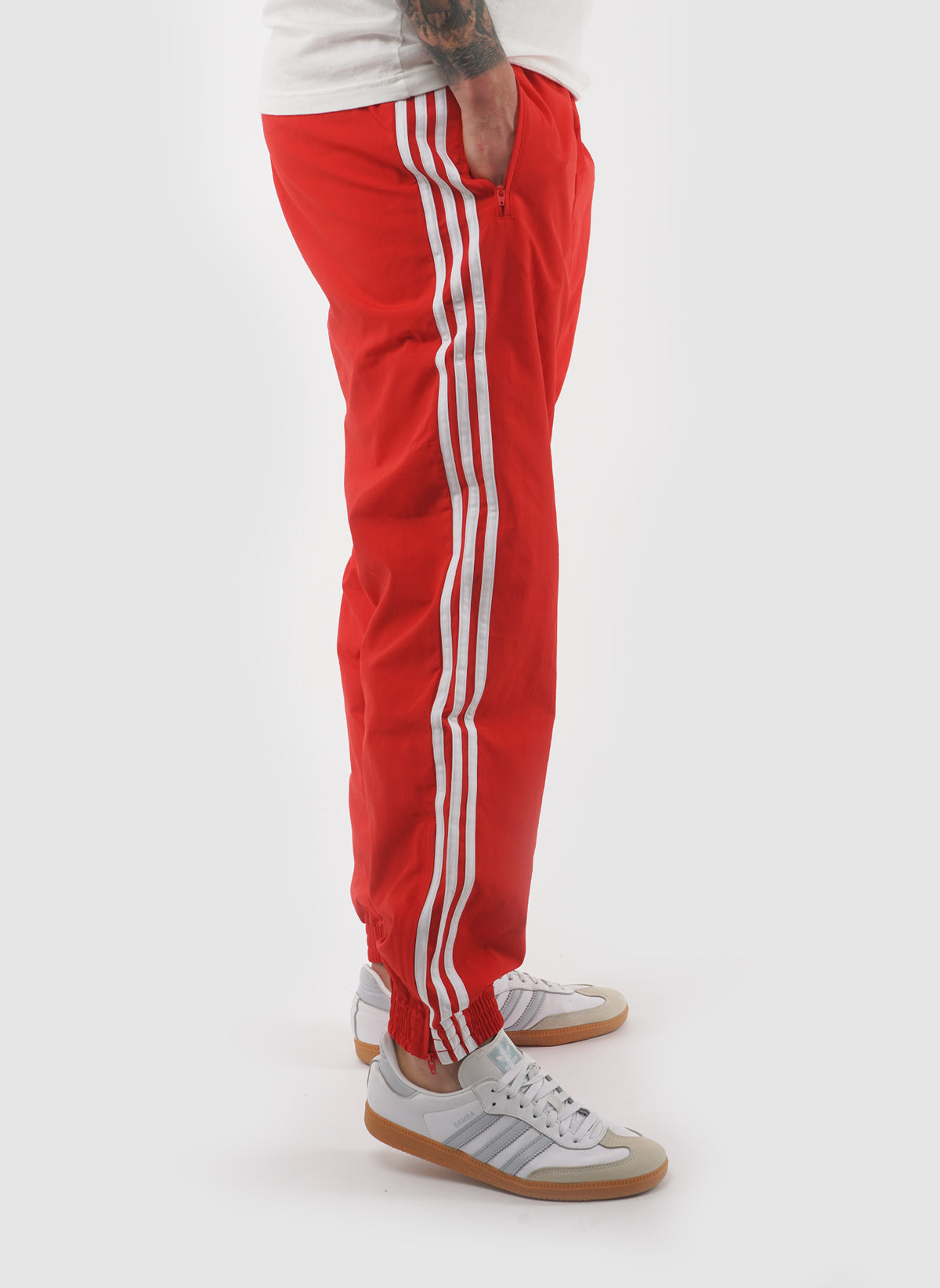 Woven Firebird Trackpants - Better Scarlet