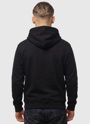 Fleece Sherpa Hoodie - Black