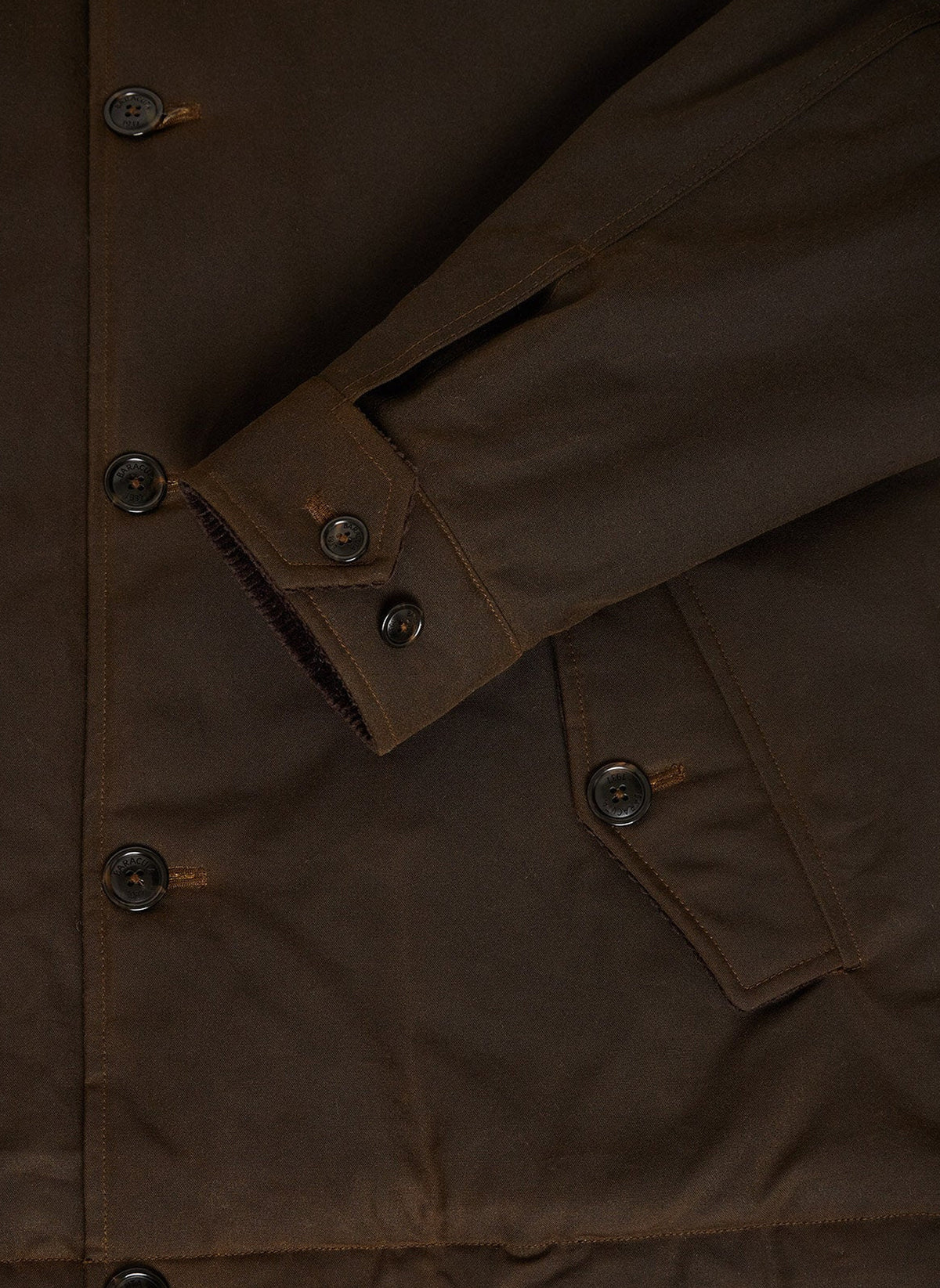 Waxed Cotton Deck Jacket - Deep Moss