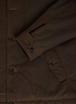 Waxed Cotton Deck Jacket - Deep Moss