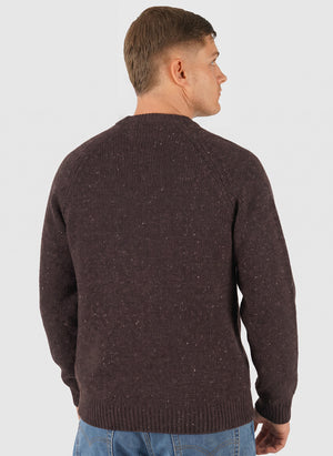 Anglistic Sweatshirt - Speckled Tobacco