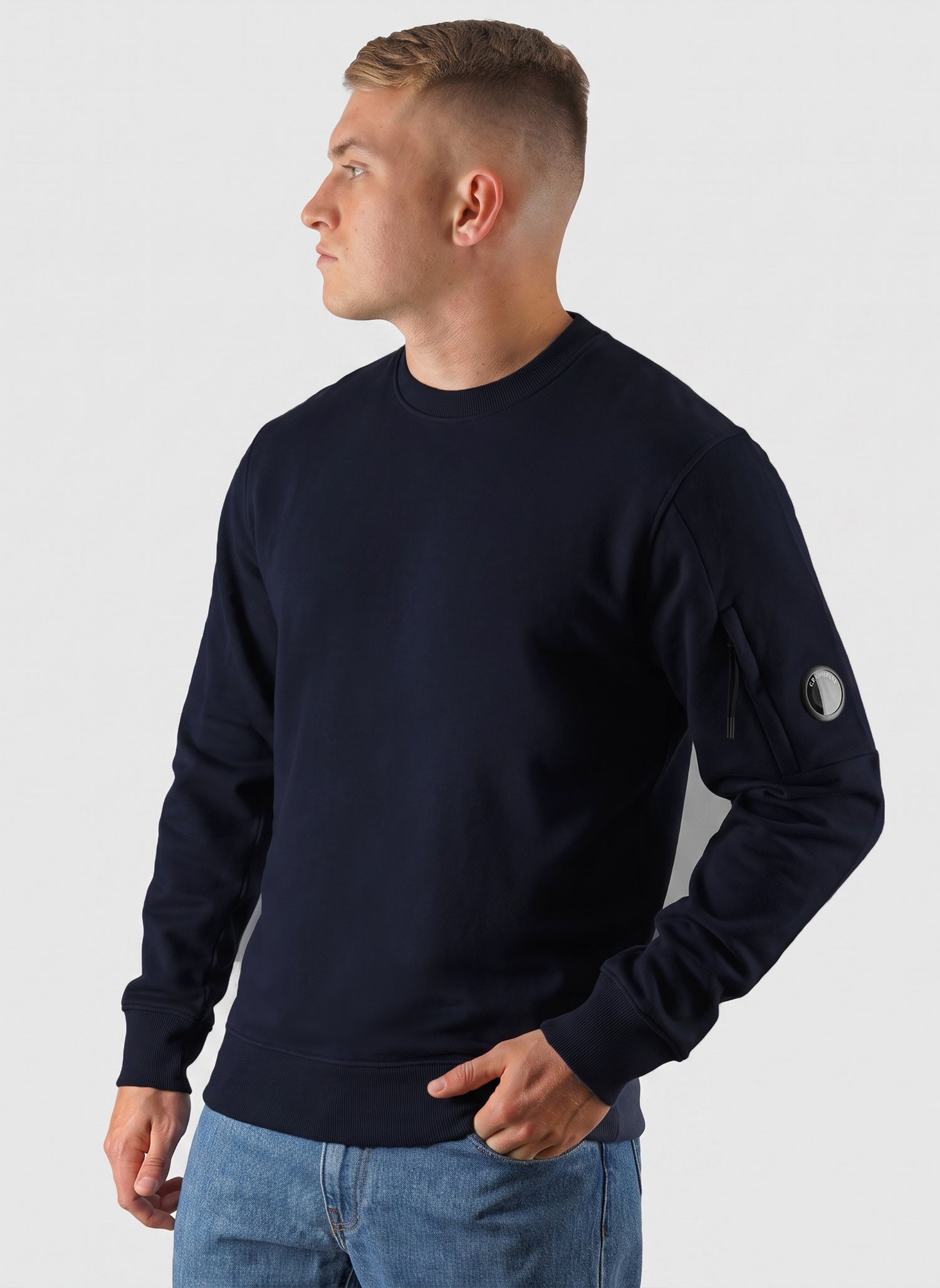 Lens Crew Neck Sweatshirt - Total Eclipse