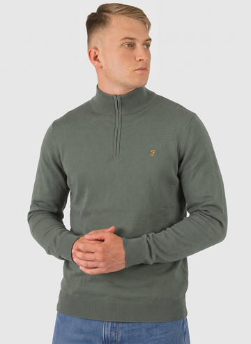 Redchurch 1/4 Zip Troyer - Rosemary