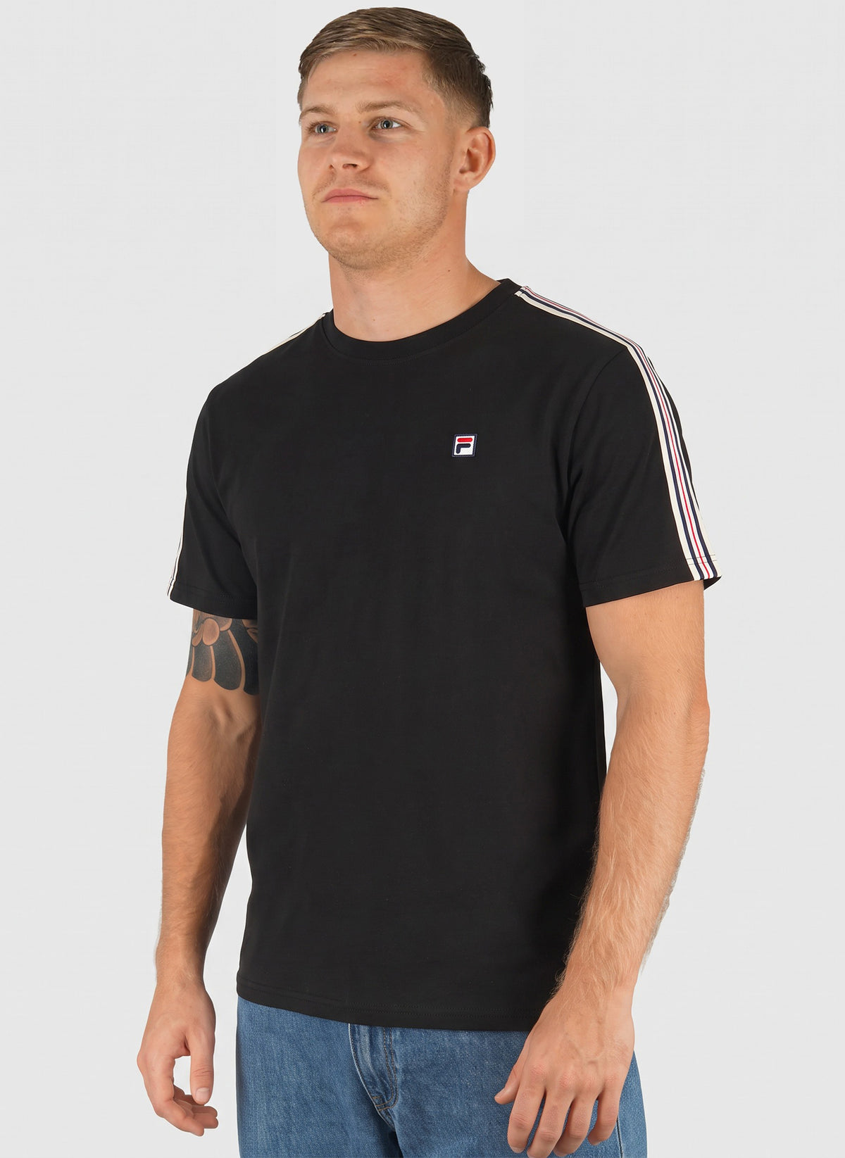 Biella Taped T-Shirt - Black