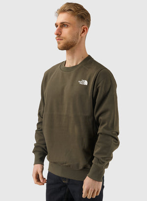 Simple Dome Crewneck Sweatshirt - New Taupe Green