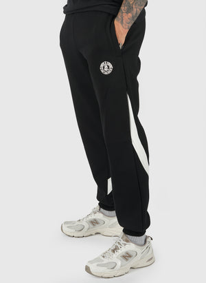 Two Side Panel Sweatpants - Black