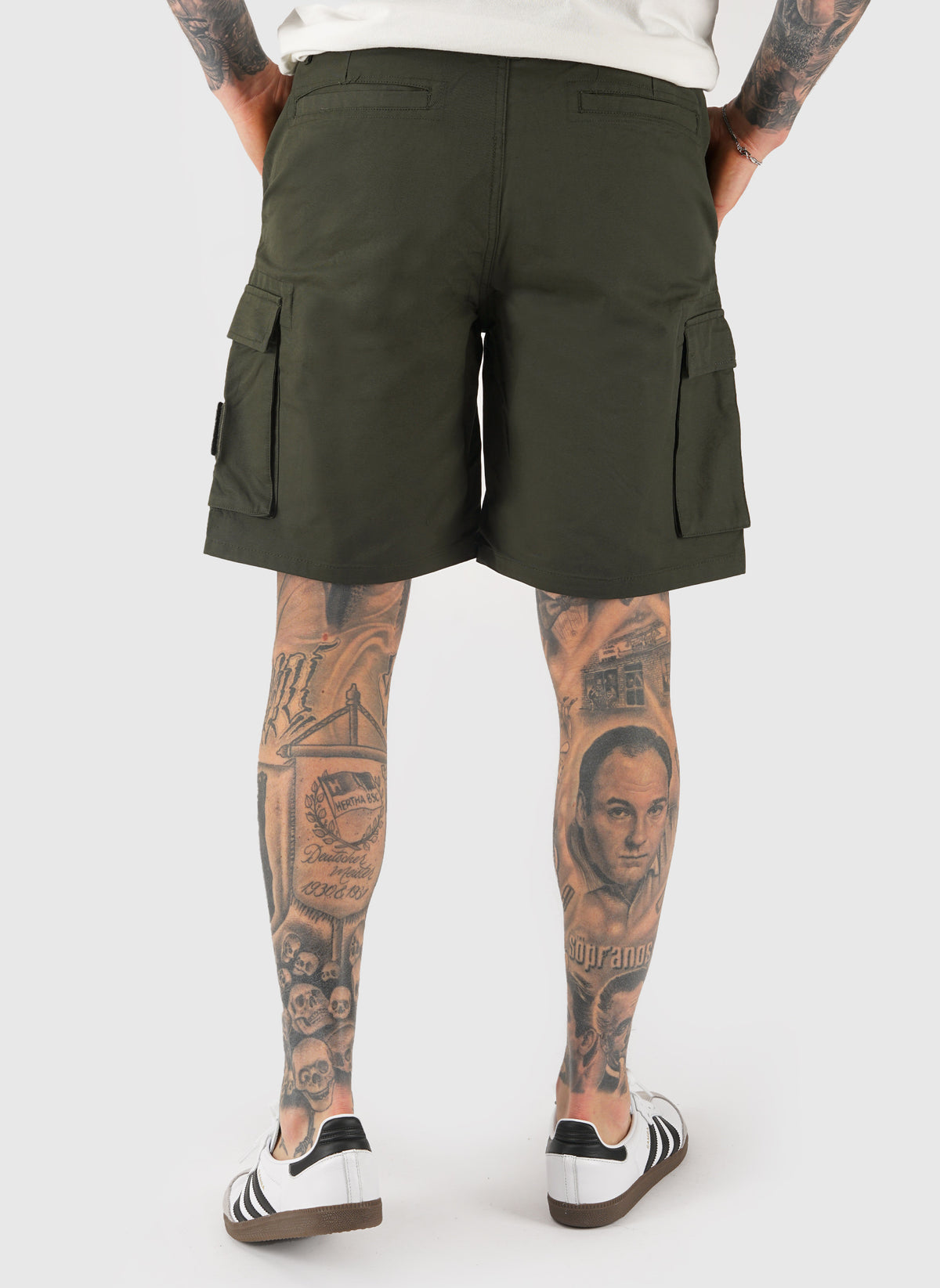 Mascia Cargo Short - Dark Green