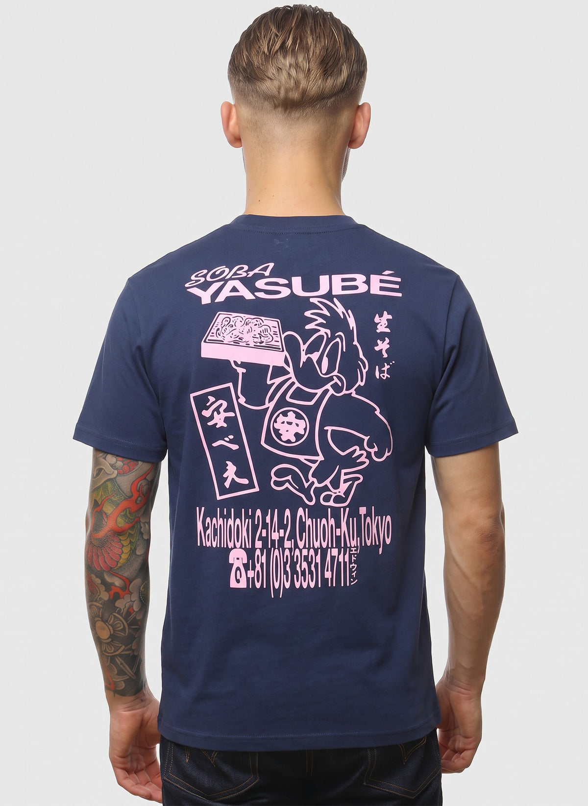 Soba Yasubé T-Shirt - Maritime Blue