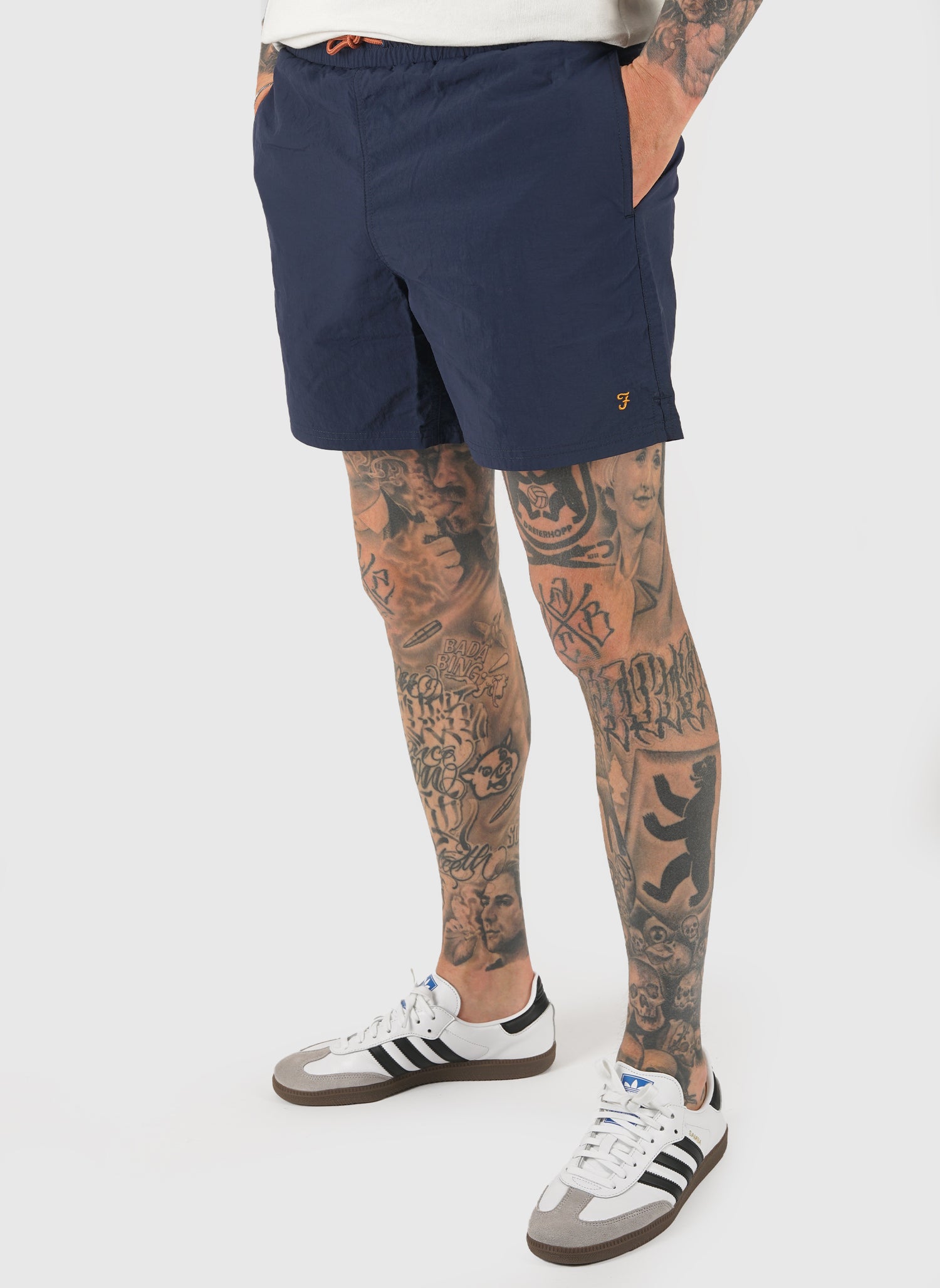 Colbert Plain Swim Short - Yale
