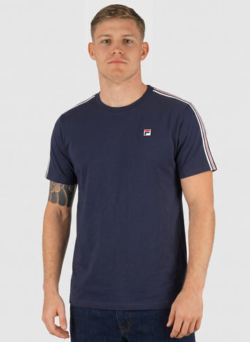 Biella Taped T-Shirt - Dark Sapphire