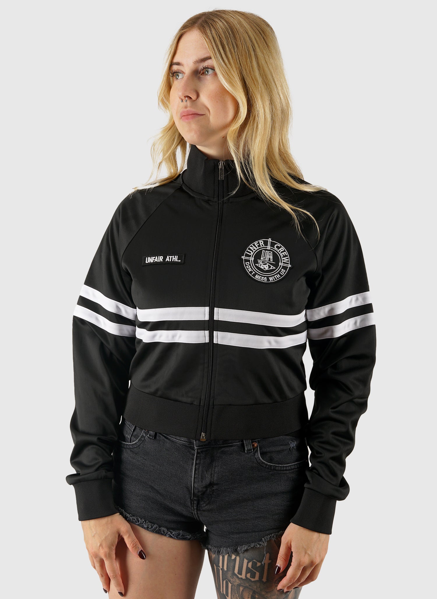 DMWU Women's Tracktop - Black
