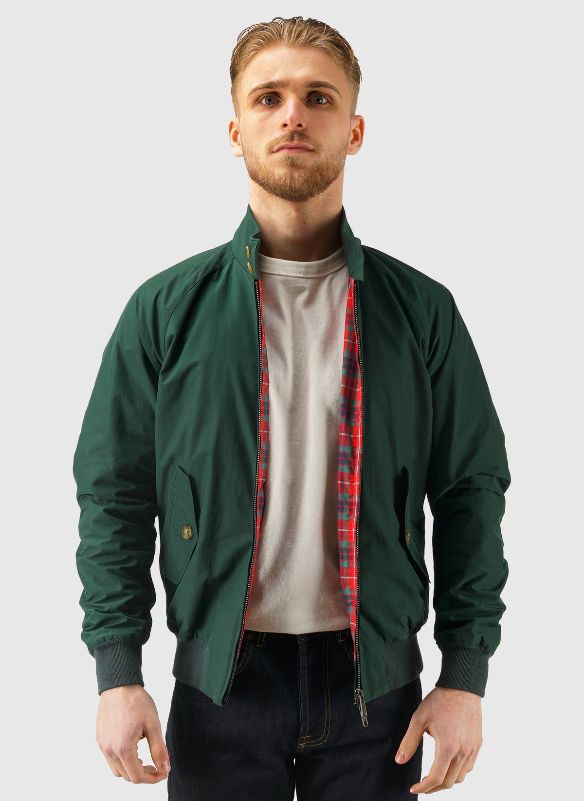 G9 Classic Harrington Jacket - Racing Green