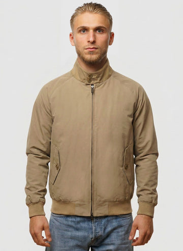 G9 Classic Harrington Jacket - Tan