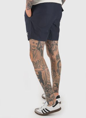 Barbour Water Reactive Tartan Short - Navy