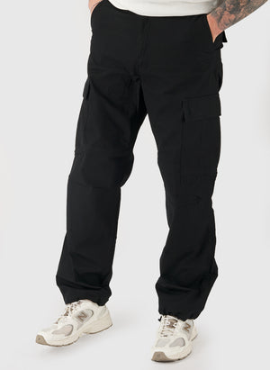 Regular Cargo Pant - Black Rinsed