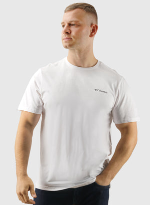 CSC Logo Back T-Shirt - White Boxy Bra