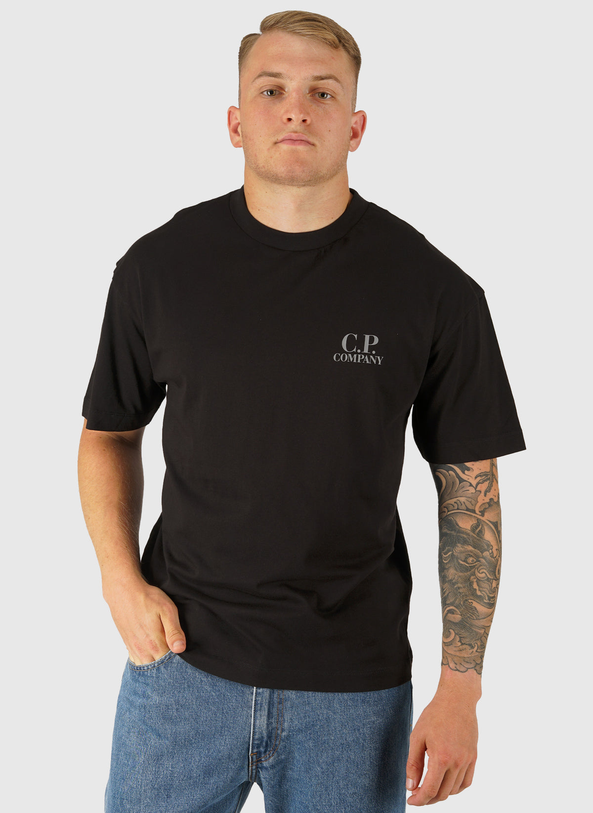 Comfort Logo Jersey T-Shirt - Black
