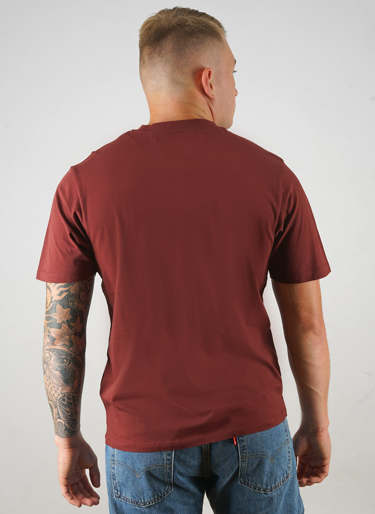 Jersey Label T-Shirt - Andorra Red