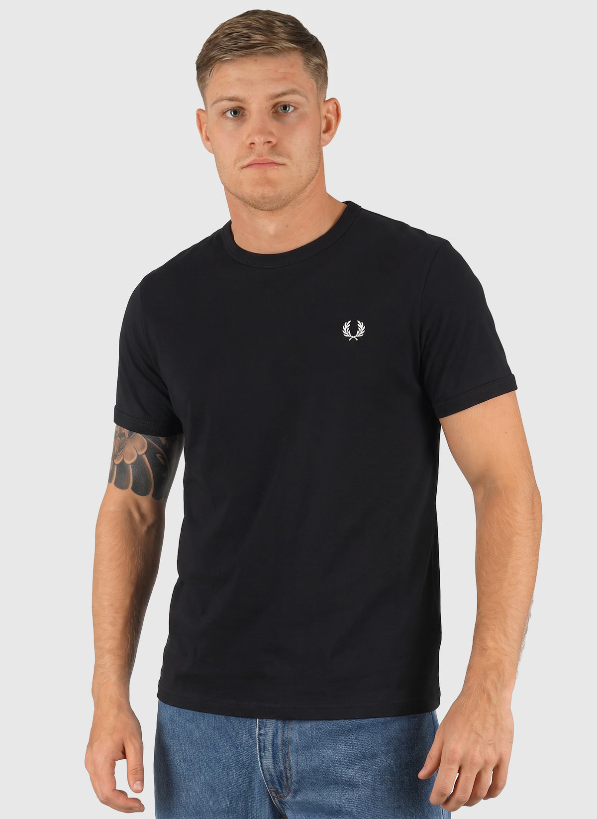 Ringer T-Shirt - Black