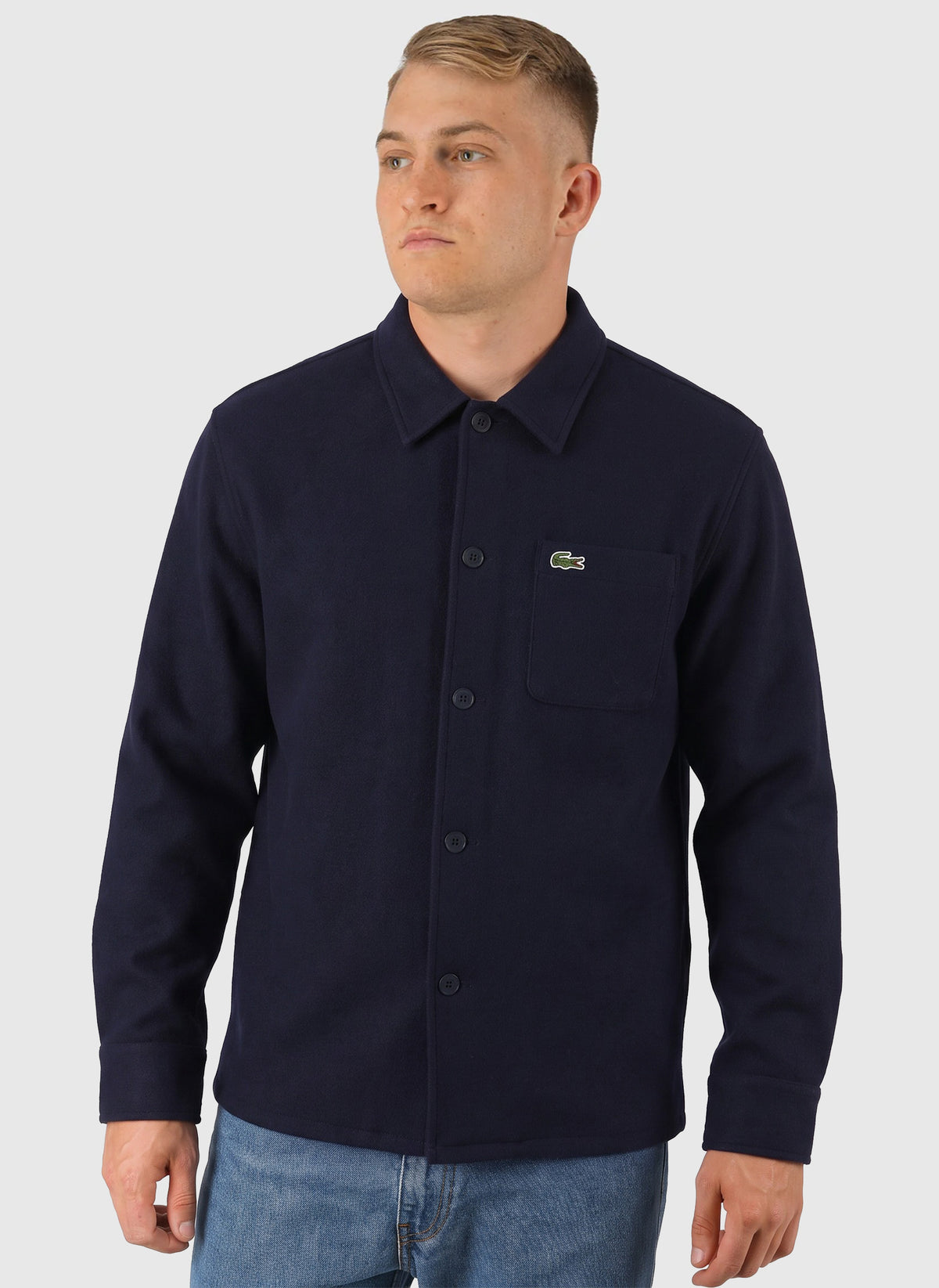 Flanell Overshirt - Dark Navy