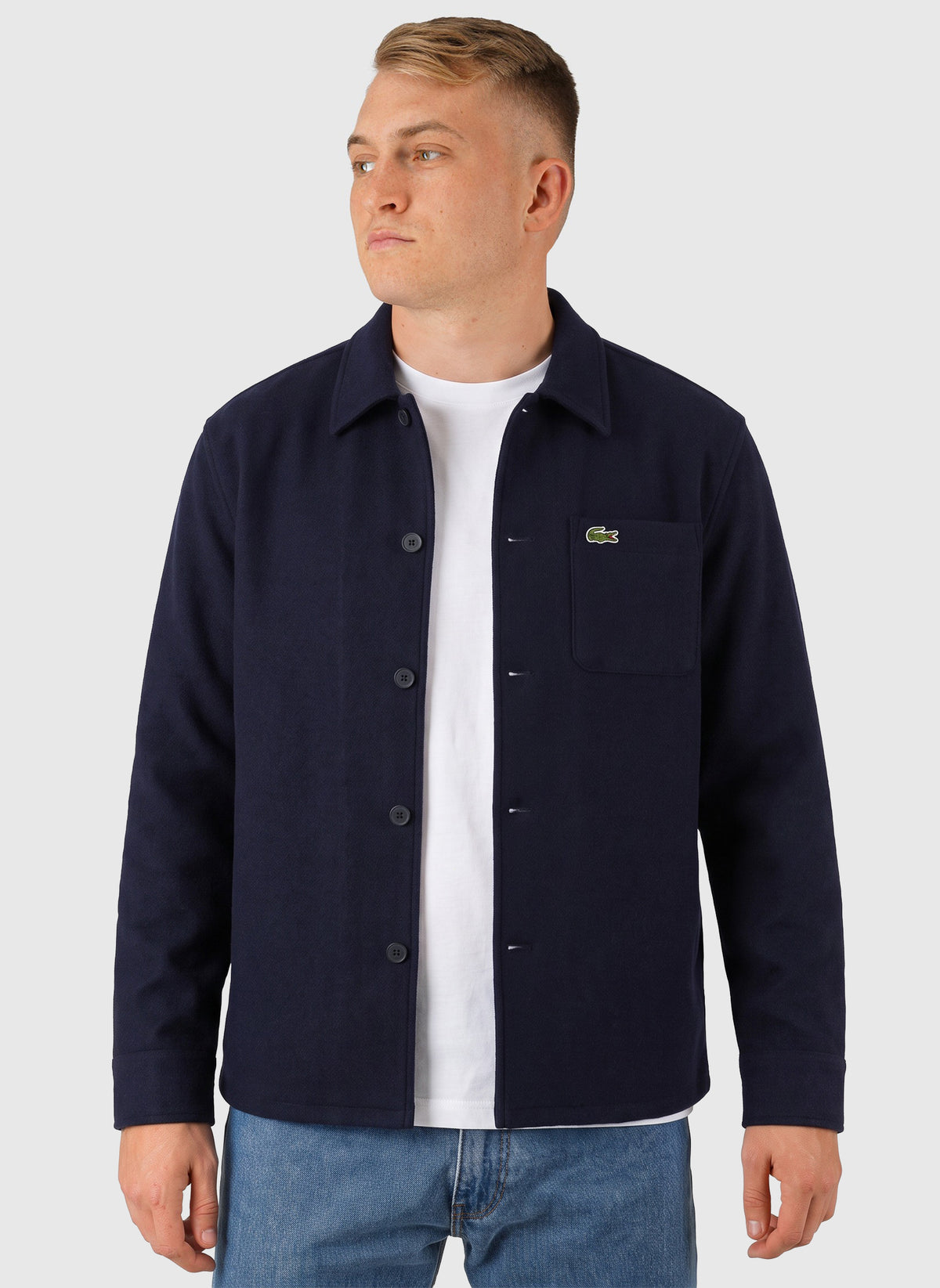 Flanell Overshirt - Dark Navy