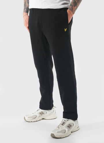 Straight Leg Jogger - Jet Black