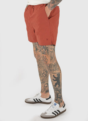 Kattegat Nylon Swim Short - Cowhide