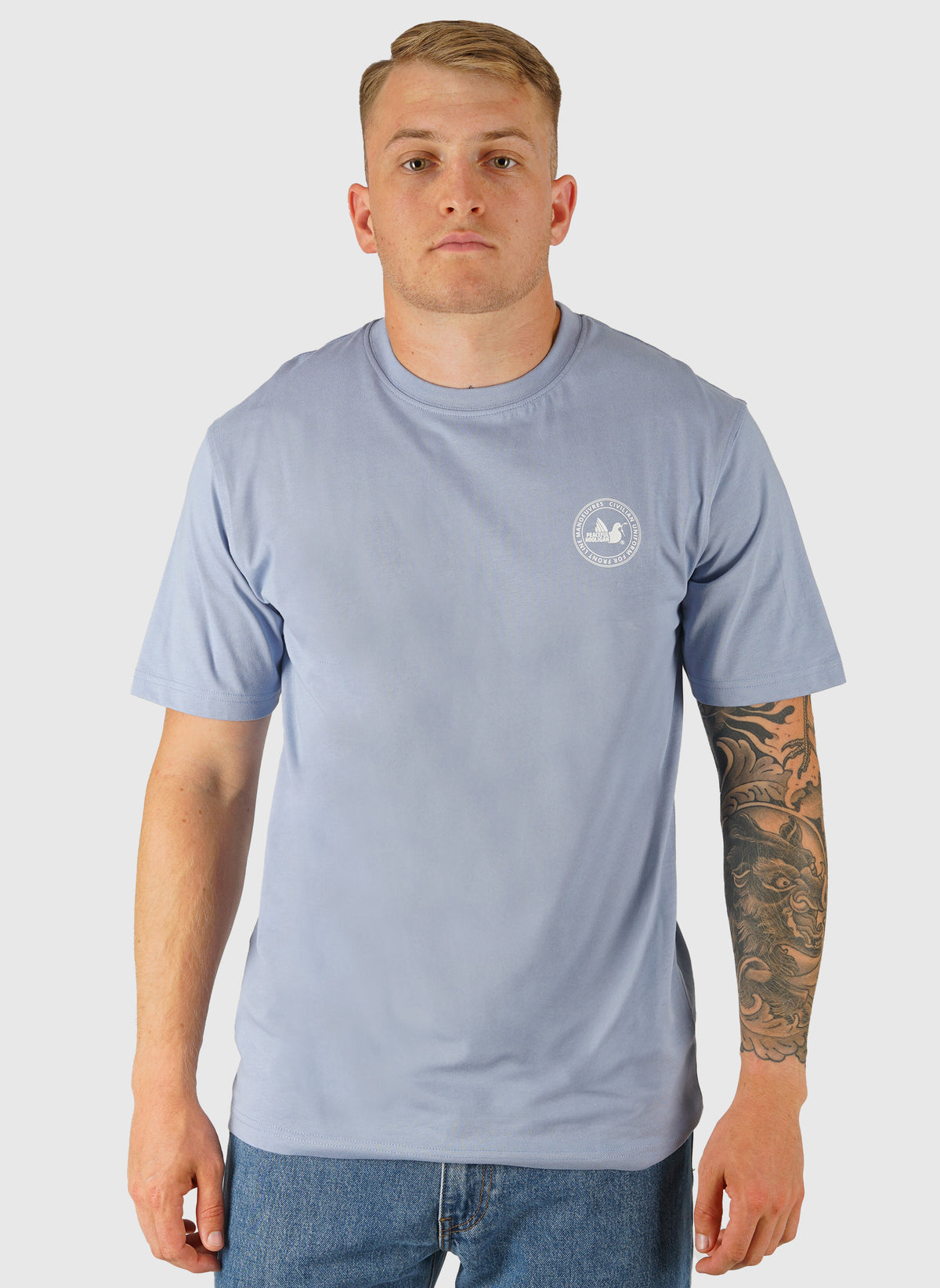 Civ Uni T-Shirt - Rain Blue